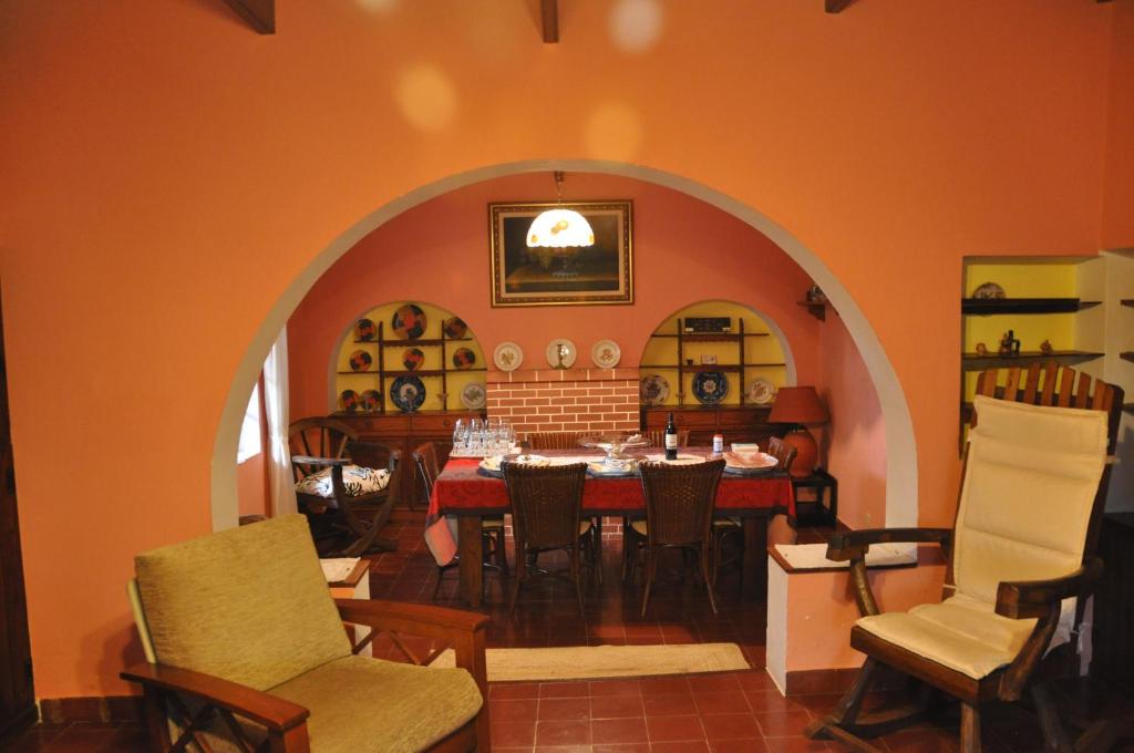 Posezení v ubytování Finca Hacienda Mit Eigenem Schwimmbad