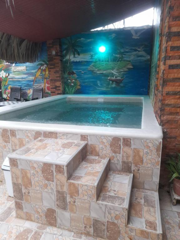 Bazen u ili blizu objekta Cabaña Sol y Mar