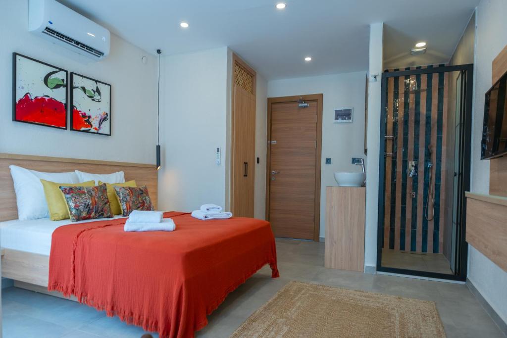 Postel nebo postele na pokoji v ubytování Uva Rooms
