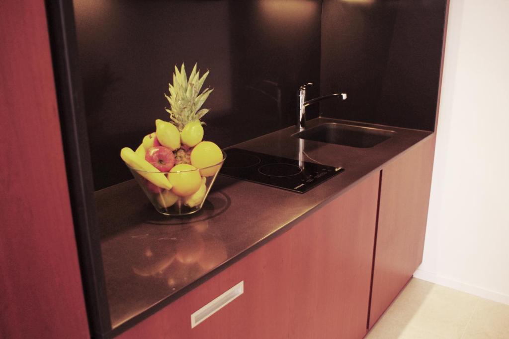 Kuchyň nebo kuchyňský kout v ubytování Guest House Villa Dagmar - EXCLUSIVE