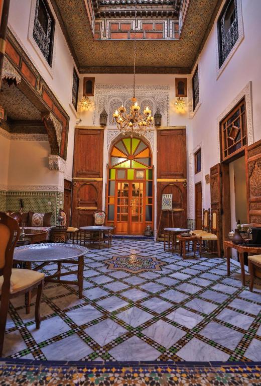 Restaurace v ubytování Dar Usham Fes