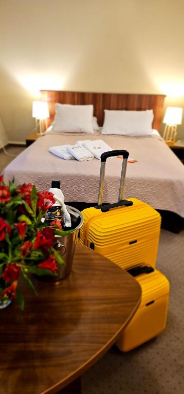 Postel nebo postele na pokoji v ubytování Hotel Siesta