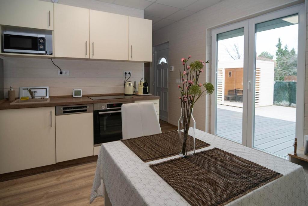 Kuchyň nebo kuchyňský kout v ubytování Relax Home