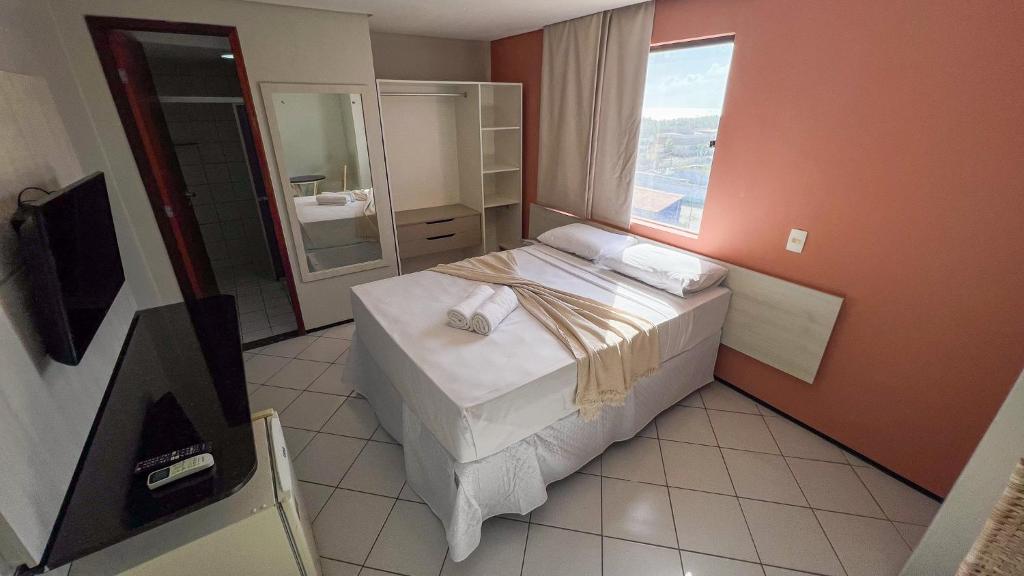Postel nebo postele na pokoji v ubytování Hotel Boreas