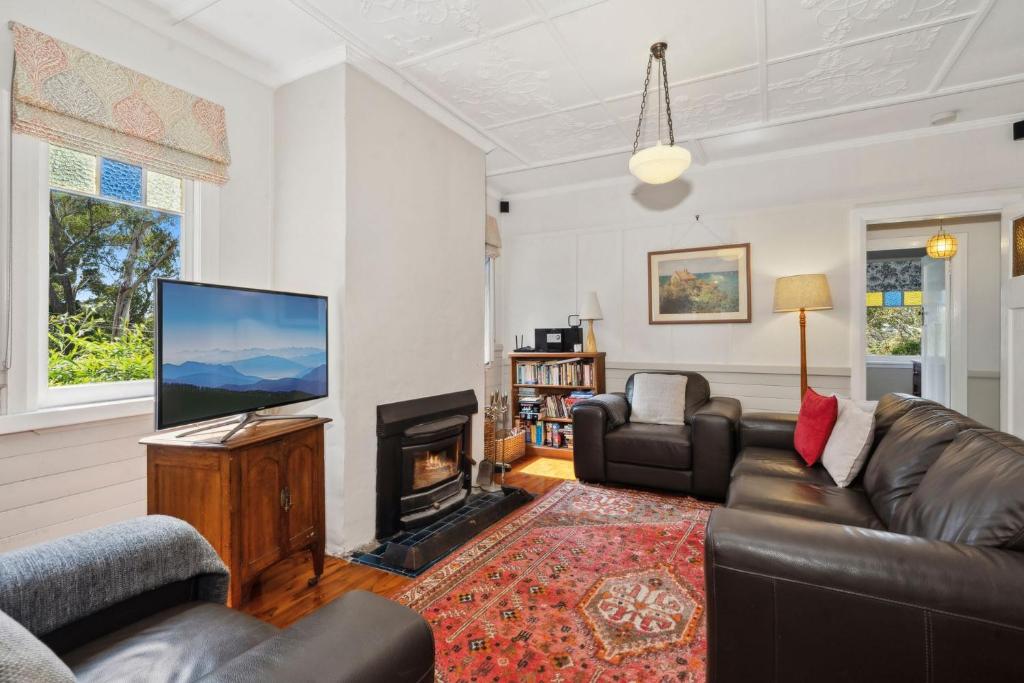 Μια τηλεόραση ή/και κέντρο ψυχαγωγίας στο Ferntree Cottage