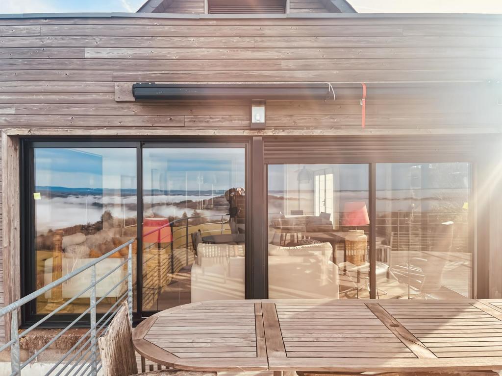 Balkón nebo terasa v ubytování S'évader vers l'horizon 6pers, calme, wifi