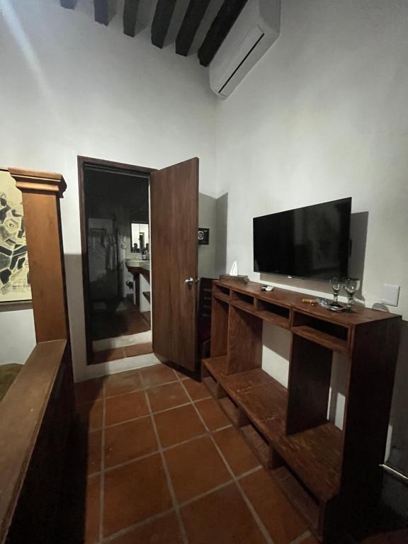 TV a/nebo společenská místnost v ubytování Hotel Casa Oratorio "Adults Only"