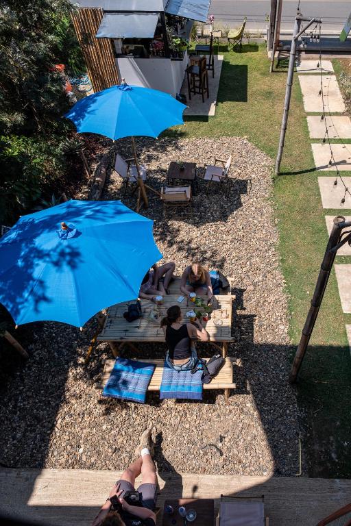 Zahrada ubytování Moon Garden Hostel