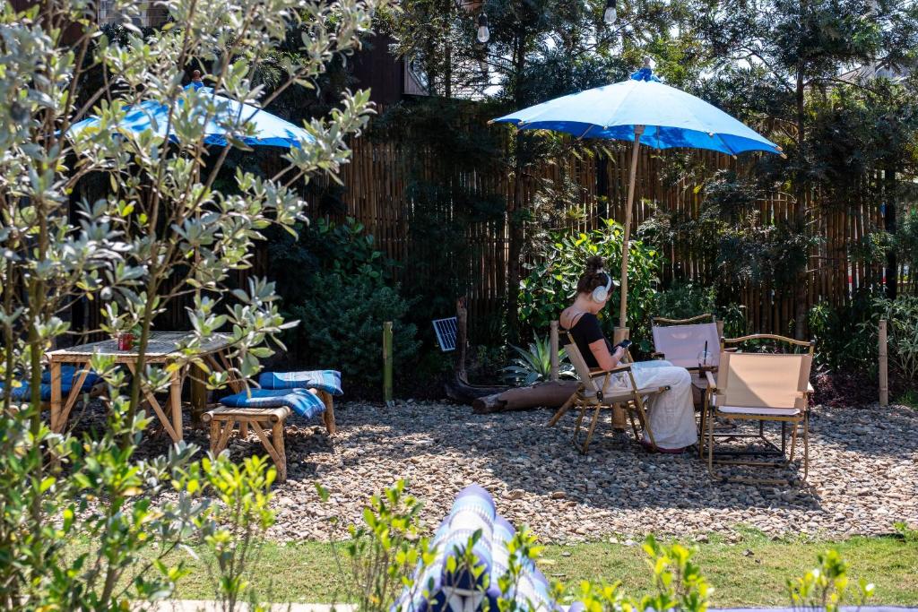 Zahrada ubytování Moon Garden Hostel