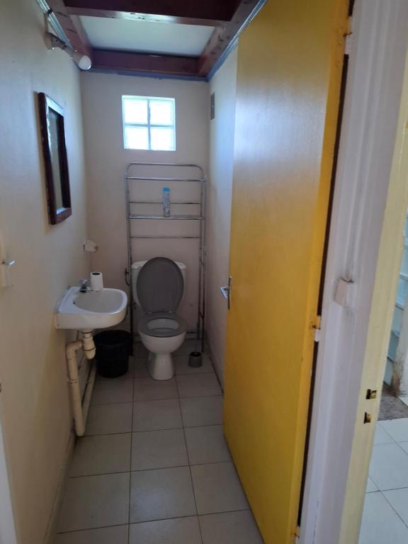 Koupelna v ubytování Chambre double