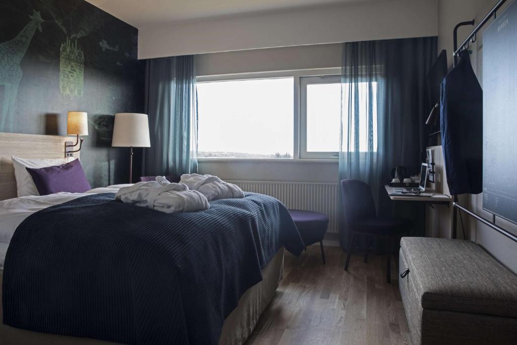 Postel nebo postele na pokoji v ubytování Scandic Aalborg Øst
