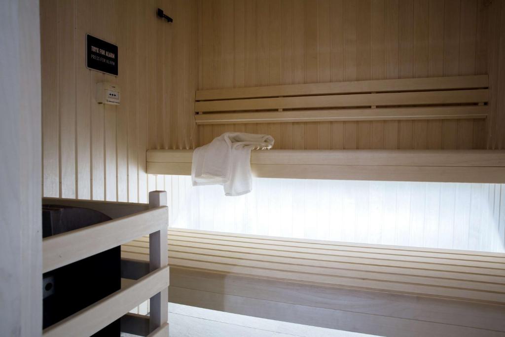 Postel nebo postele na pokoji v ubytování Scandic Hvidovre
