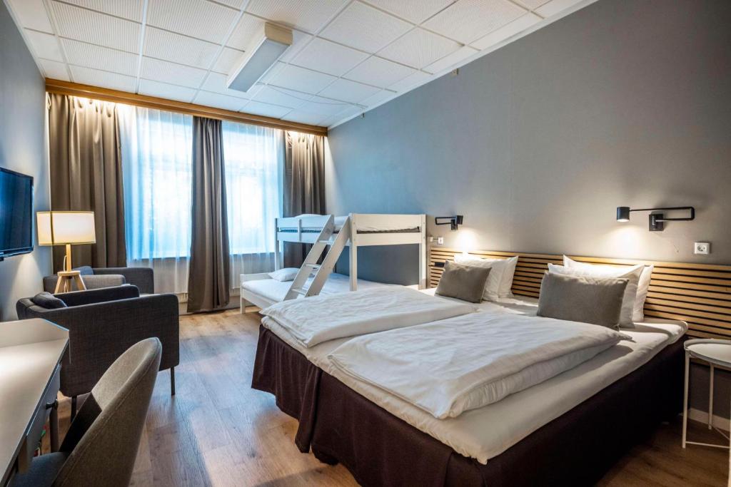 Postel nebo postele na pokoji v ubytování Scandic Ringsted