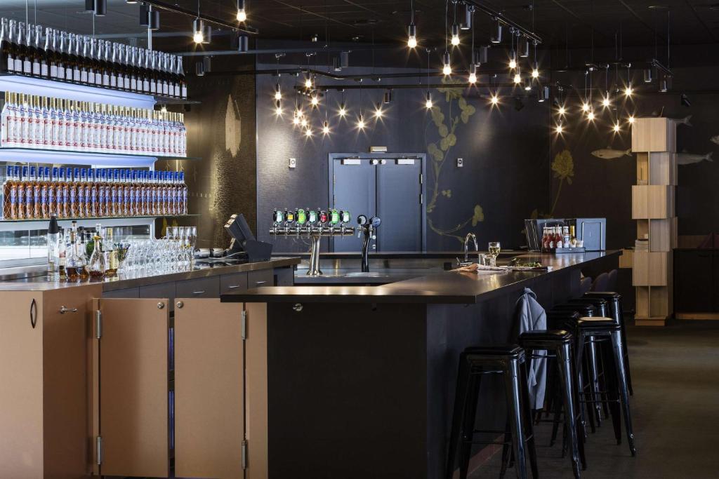 Lounge nebo bar v ubytování Scandic Kolding