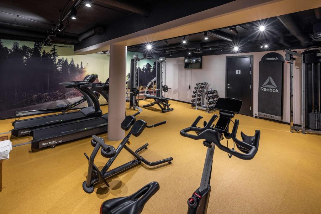 Fitness centrum a/nebo fitness zařízení v ubytování Scandic Kolding
