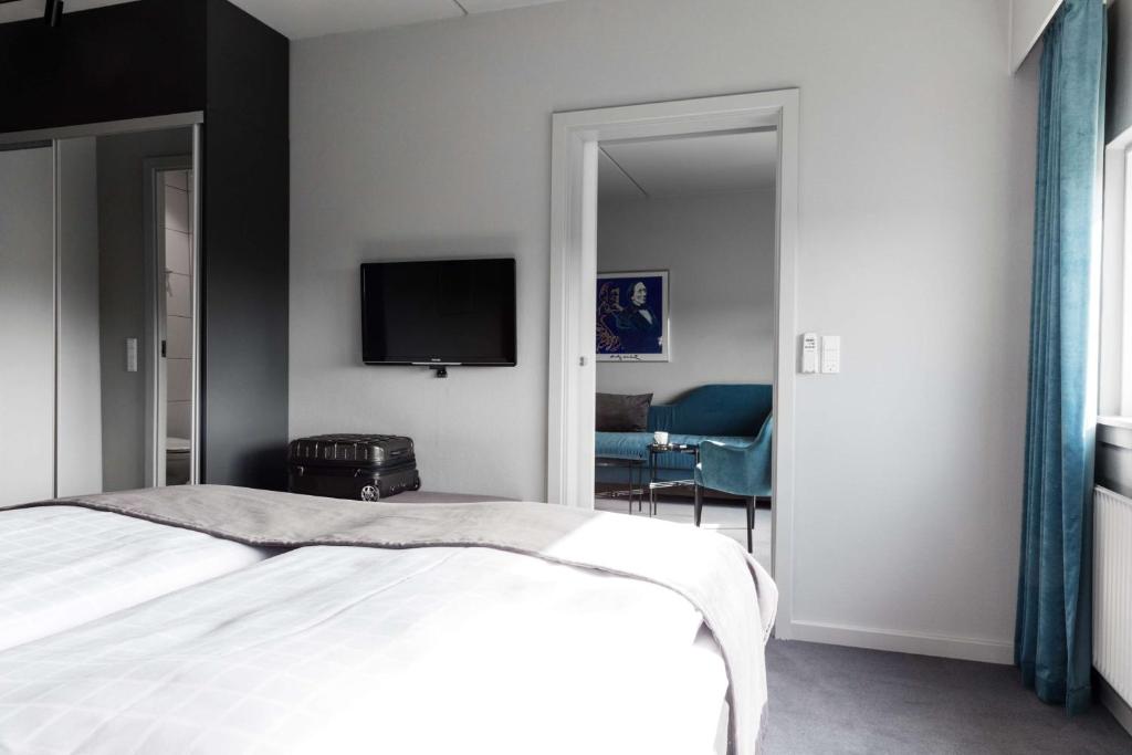 Postel nebo postele na pokoji v ubytování Scandic Odense