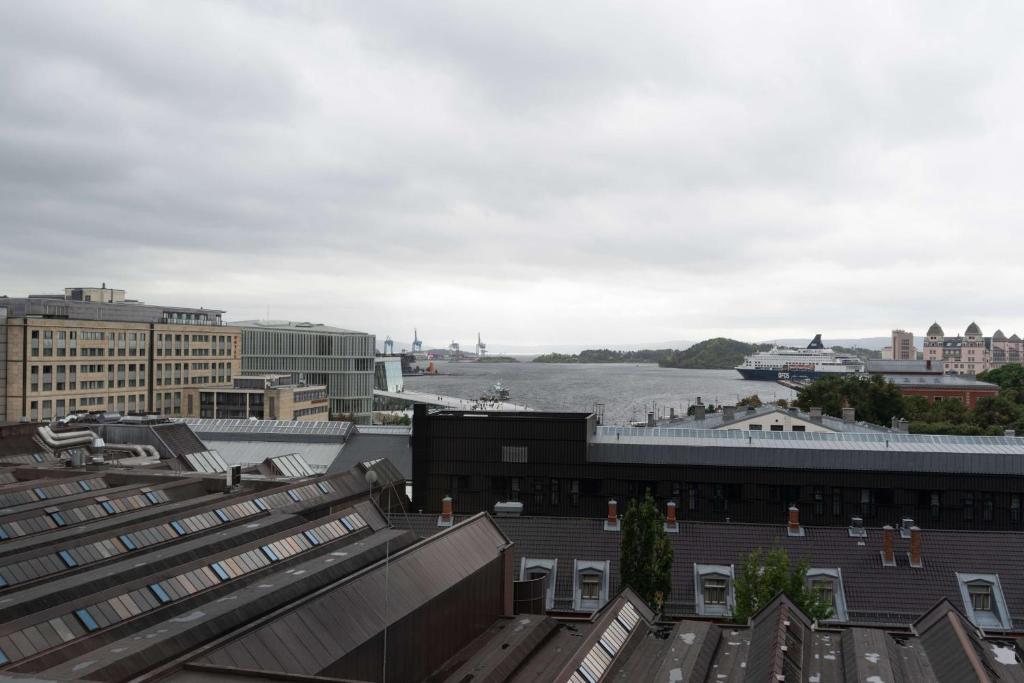 Nespecifikovaný výhled na destinaci Oslo nebo výhled na město při pohledu z hotelu