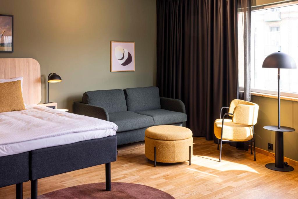 Posezení v ubytování Scandic Wrocław