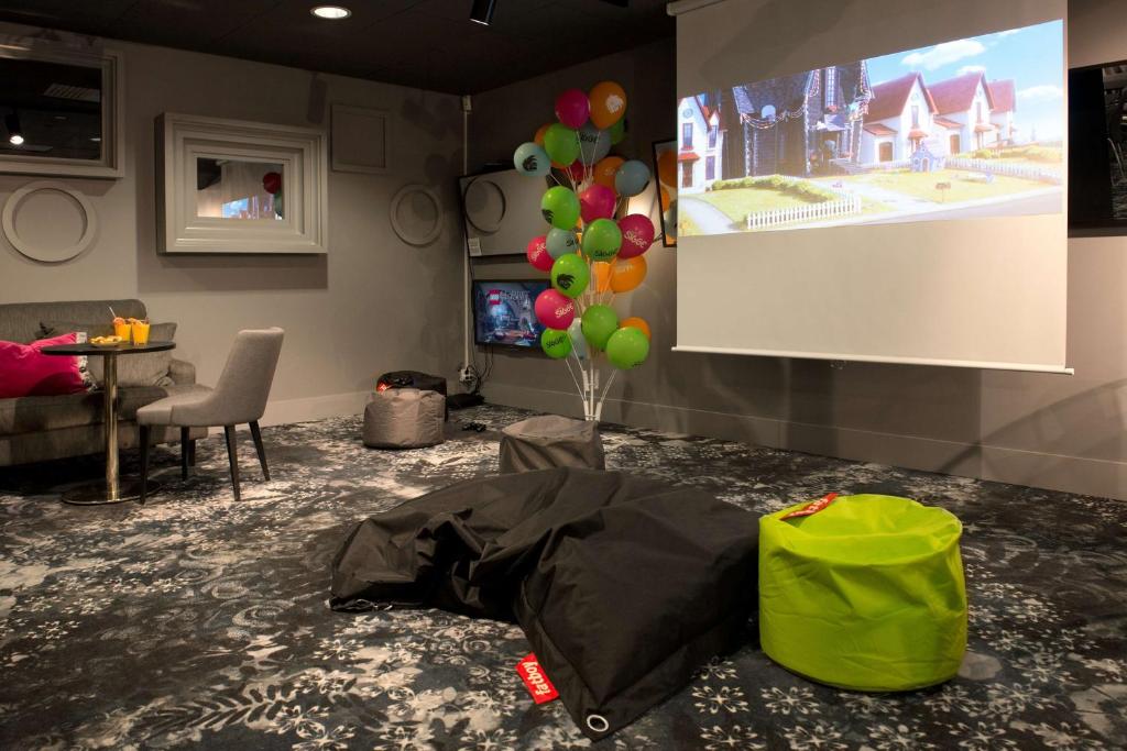 Posezení v ubytování Scandic Rubinen
