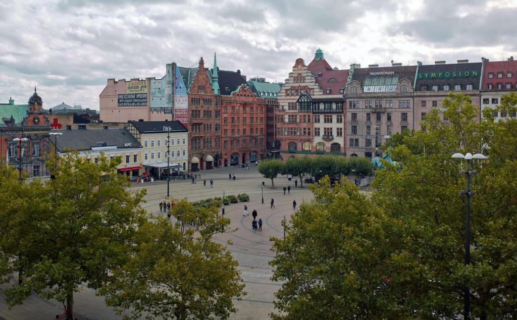 Nespecifikovaný výhled na destinaci Malmö nebo výhled na město při pohledu z hotelu