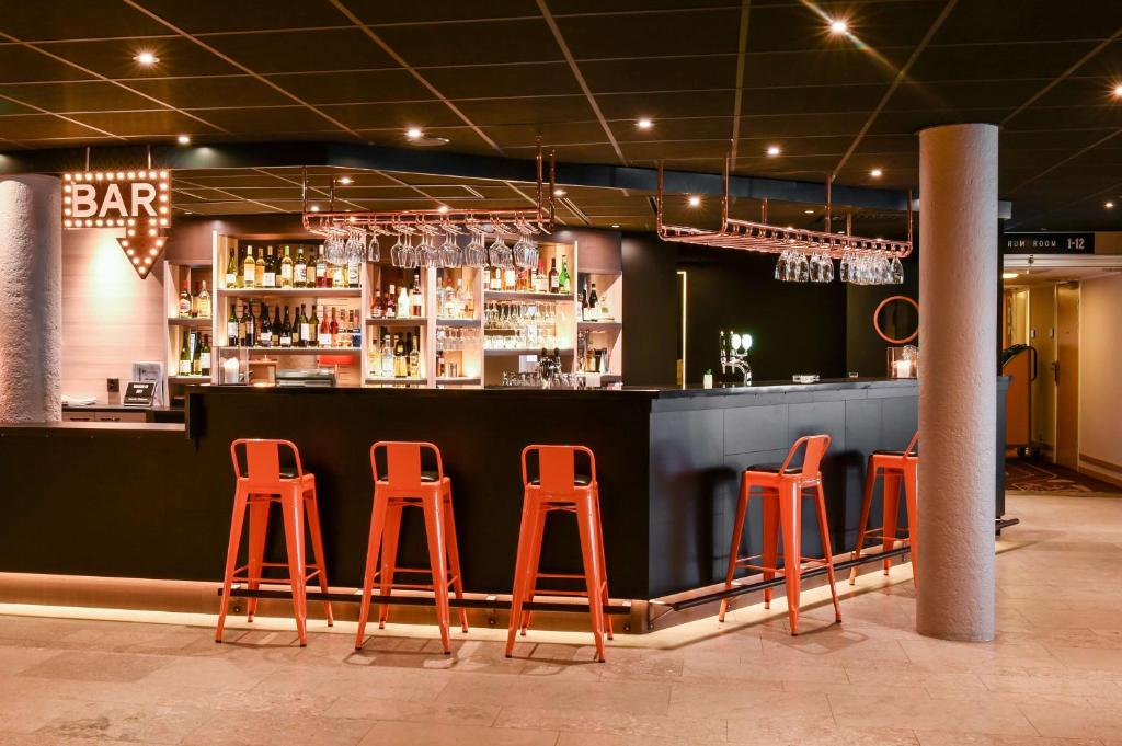 Lounge nebo bar v ubytování Scandic Segevång