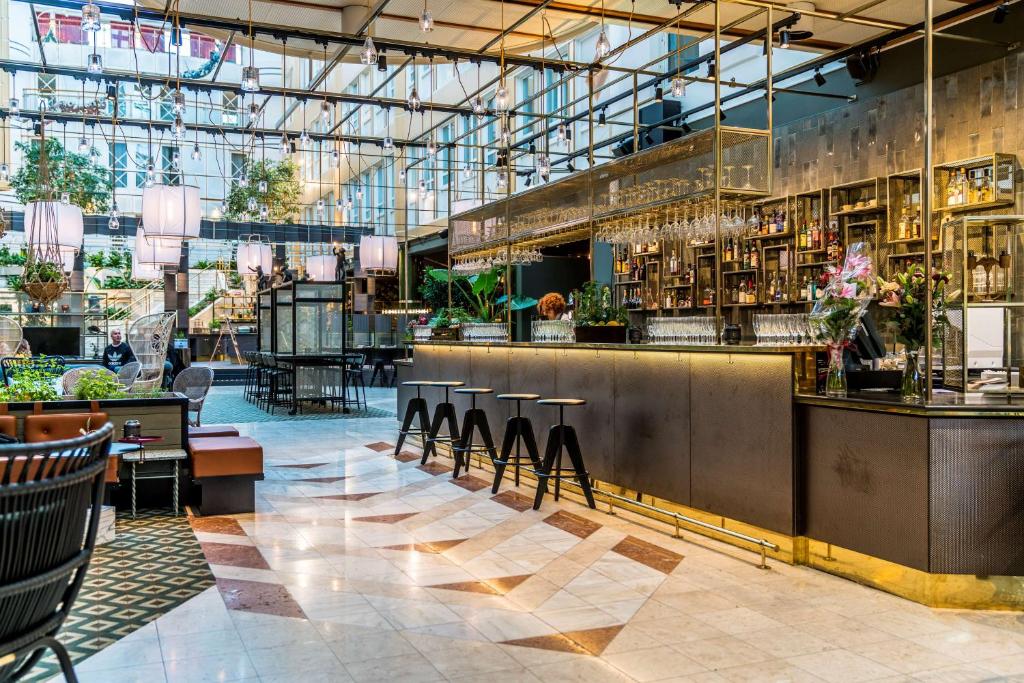 Lounge nebo bar v ubytování Scandic Skellefteå
