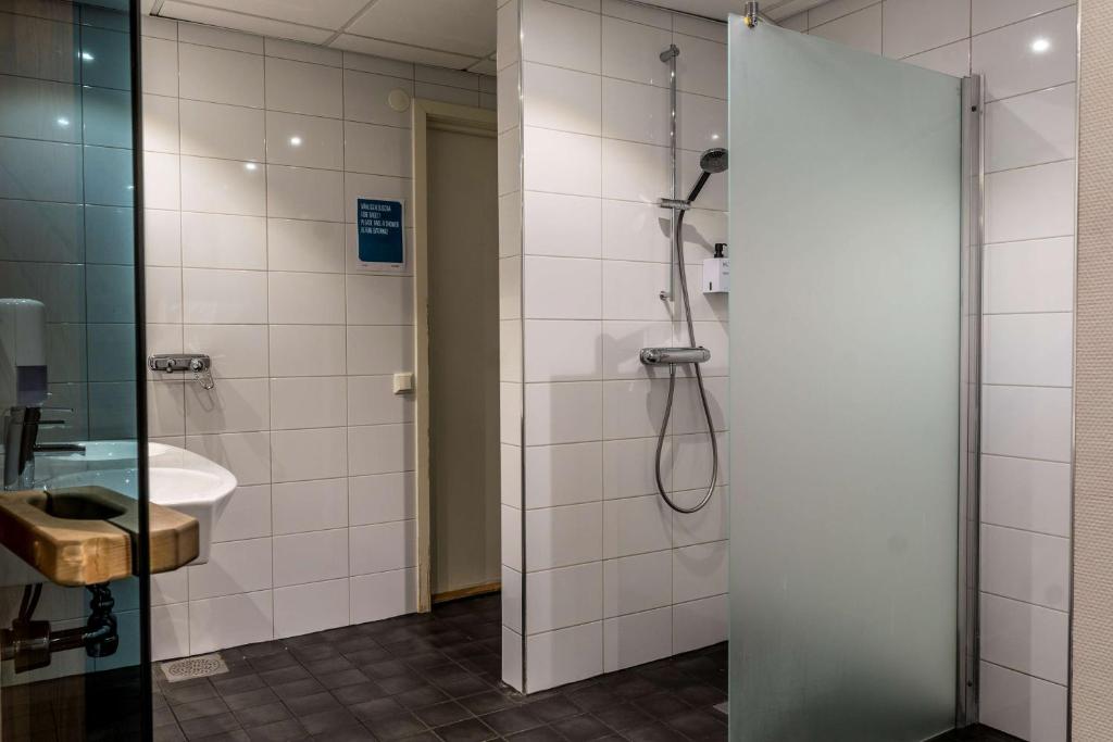 Koupelna v ubytování Scandic Swania