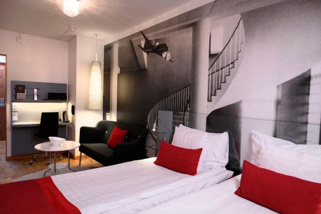 Letto o letti in una camera di Scandic Värnamo