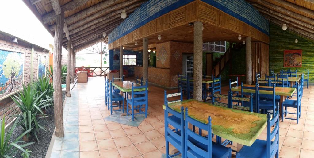 Restaurace v ubytování Hosteria Canoa