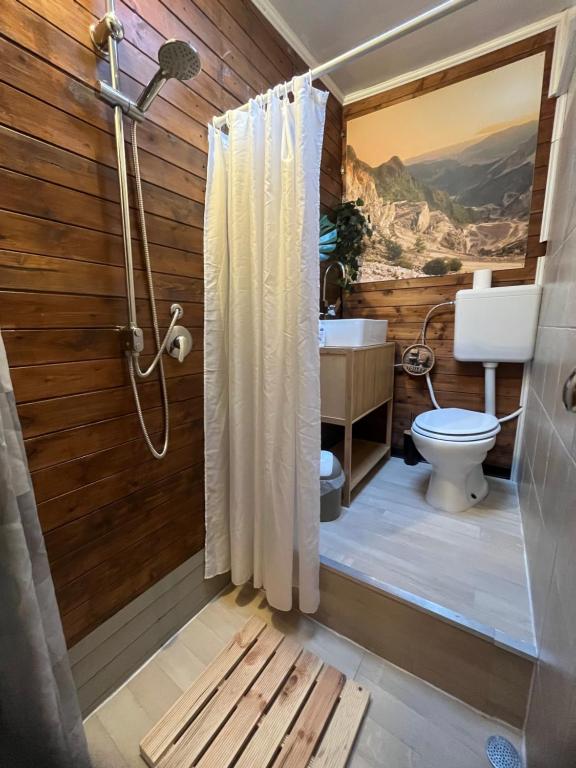 Koupelna v ubytování Lo Chalet del Relax