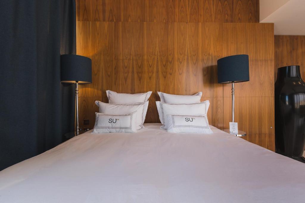 Postel nebo postele na pokoji v ubytování SU29 Boutique Hotel