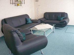 Posezení v ubytování Ferienwohnung Wede