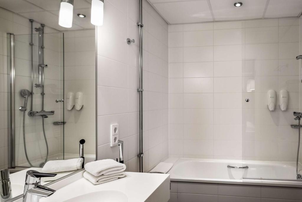 Koupelna v ubytování Scandic Meilahti