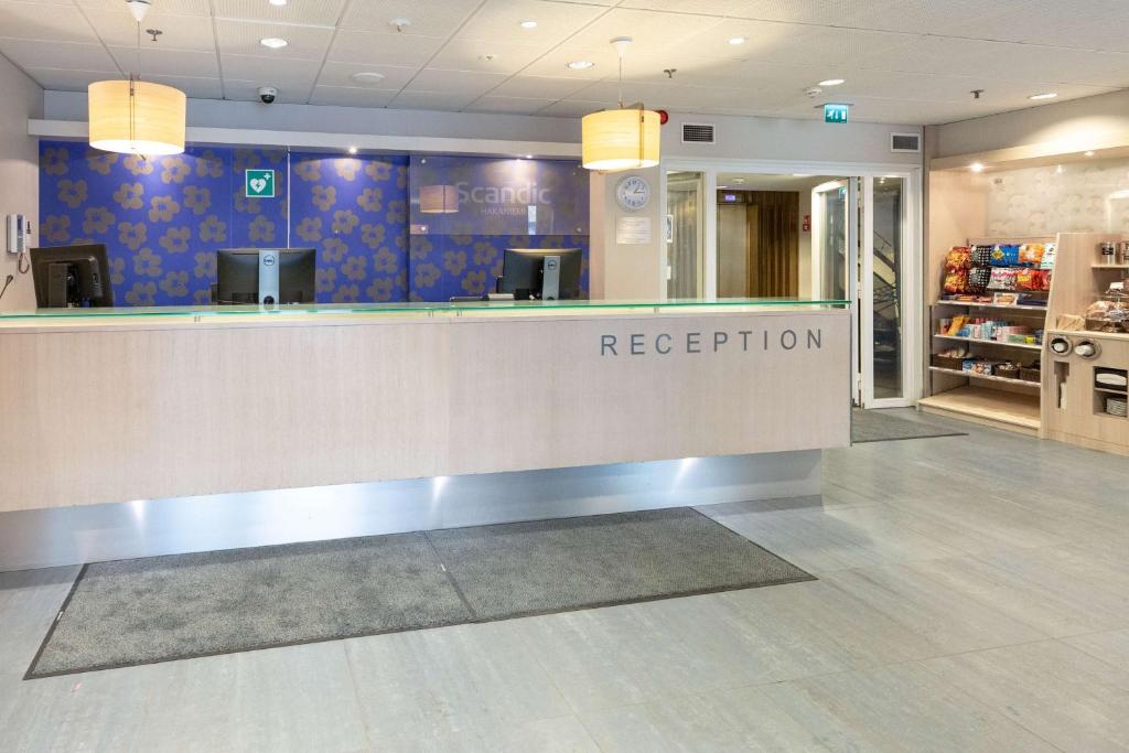 Vstupní hala nebo recepce v ubytování Scandic Hakaniemi