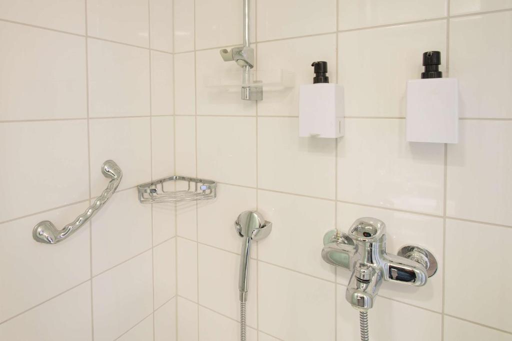 Koupelna v ubytování Scandic Kemi