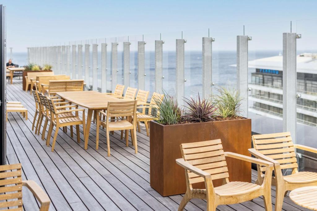 Balkón nebo terasa v ubytování Scandic CPH Strandpark