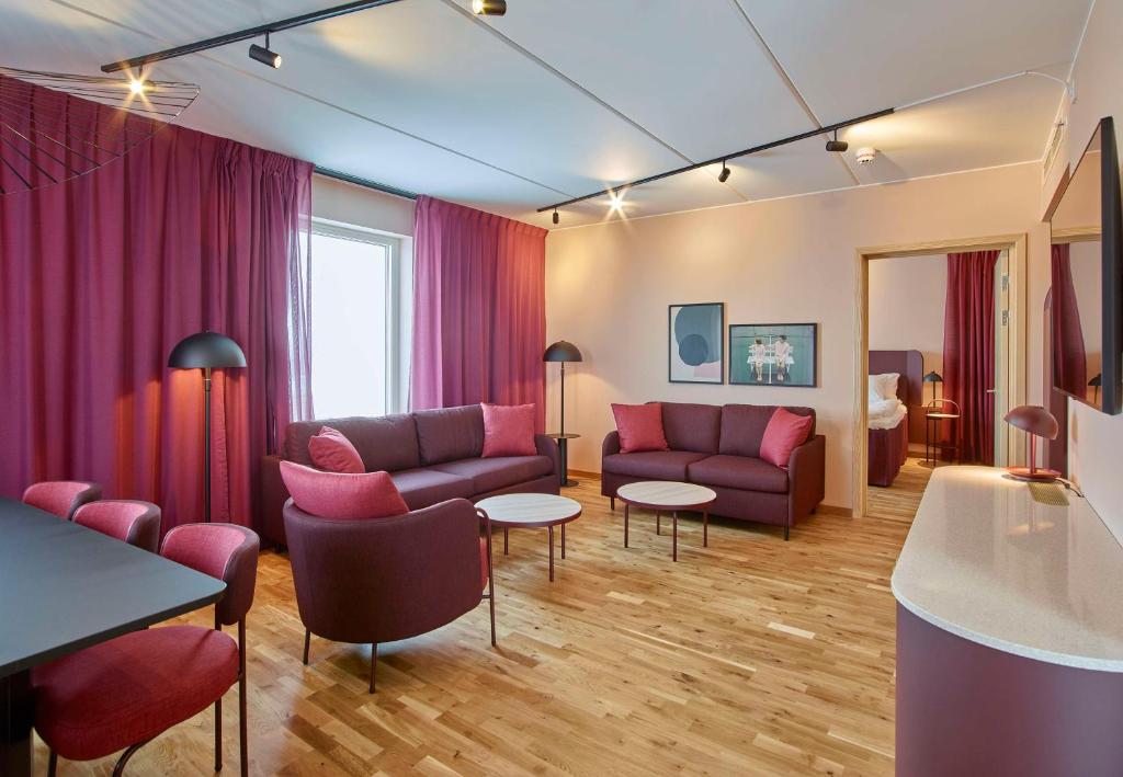 Posezení v ubytování Scandic Kiruna