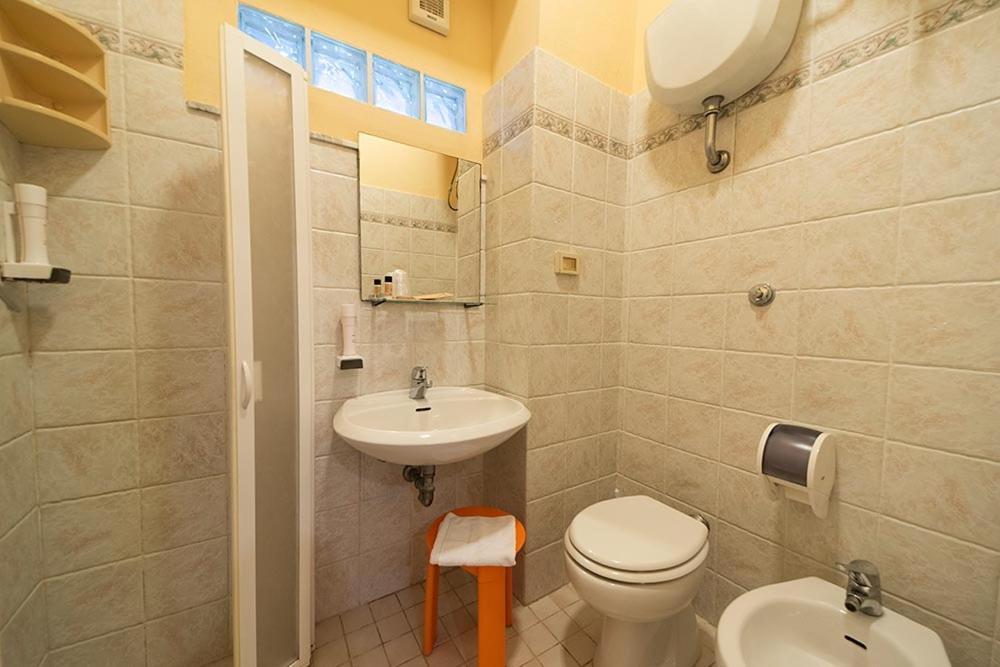 Koupelna v ubytování Hotel Casa Lupi