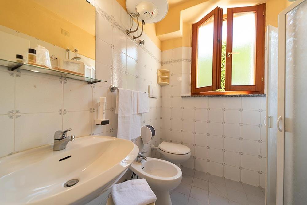 Koupelna v ubytování Hotel Casa Lupi