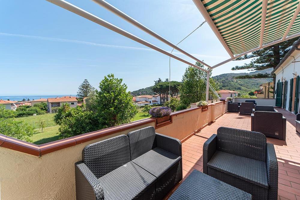 Balkón nebo terasa v ubytování Hotel Casa Lupi