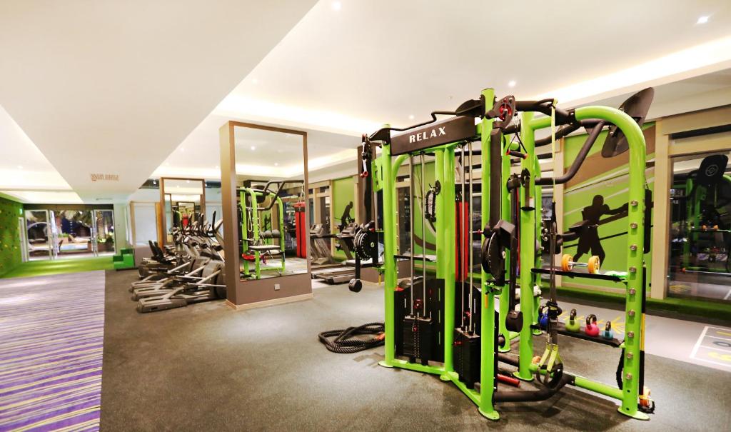Fitness centrum a/nebo fitness zařízení v ubytování The Bazaar Hotel Bangkok