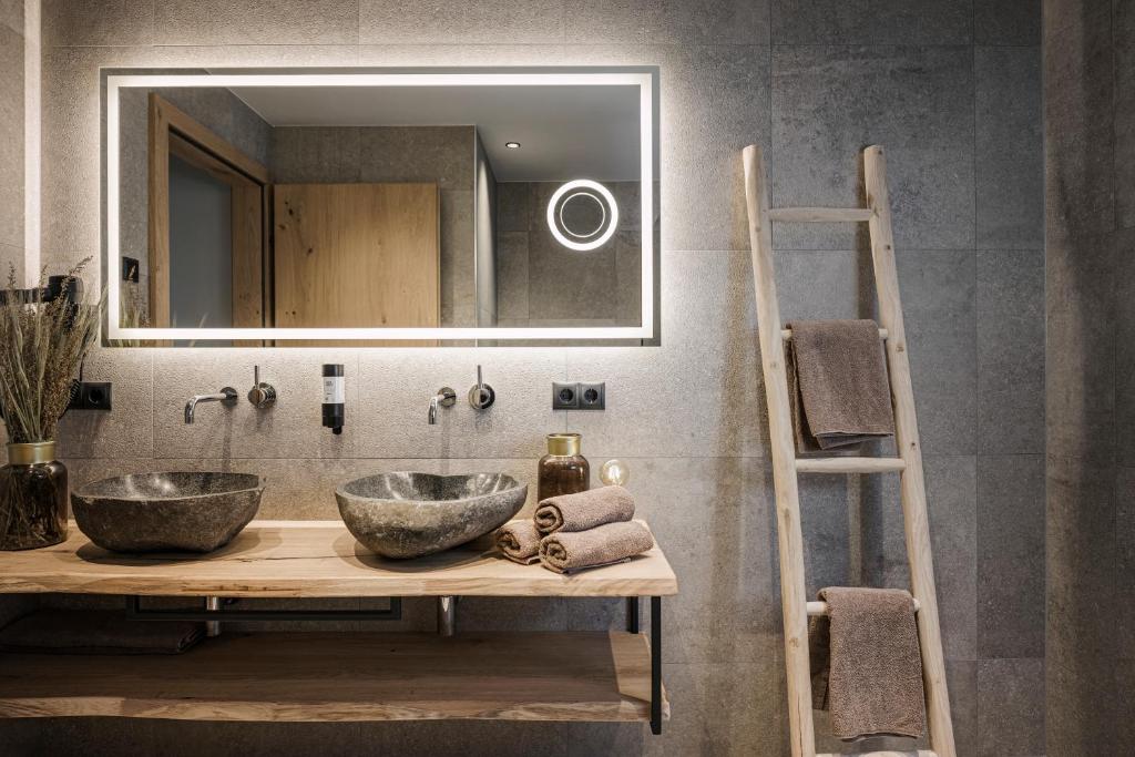 Koupelna v ubytování BRUGGER ApartHotel