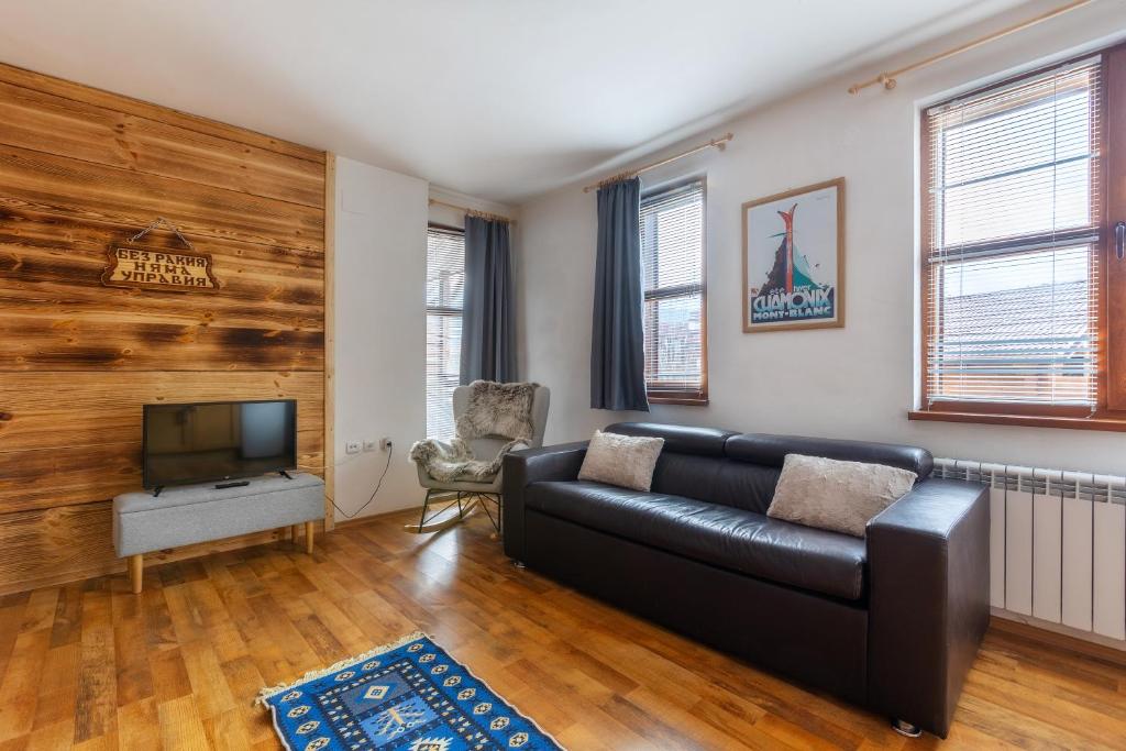 Posezení v ubytování 'Chamonix' in Bansko - 1 bedroom - SKI IN&OUT - Free spa