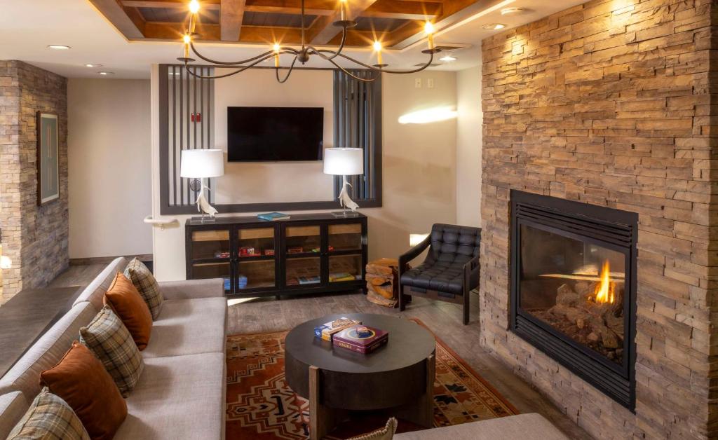 Posezení v ubytování Homewood Suites by Hilton Jackson