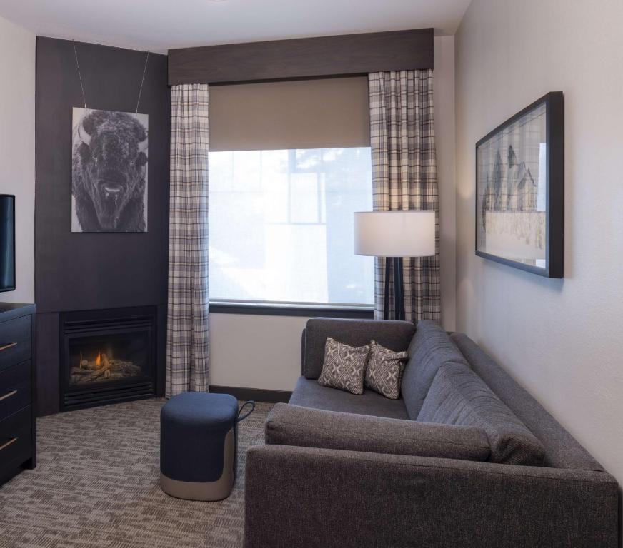 Posezení v ubytování Homewood Suites by Hilton Jackson