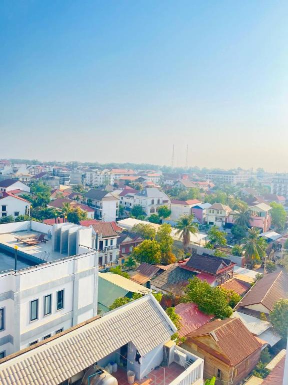 Nespecifikovaný výhled na destinaci Siem Reap nebo výhled na město při pohledu z hotelu