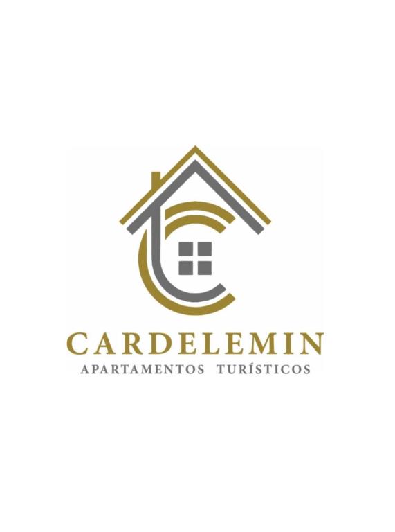 a home construction logo template with a house at Apartamentos Turísticos Cardelemin in Caminomorisco