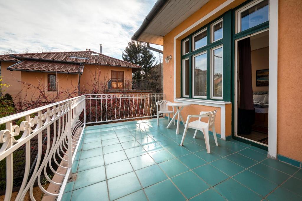 Balkón nebo terasa v ubytování Hotel Kristal Gellért Hill