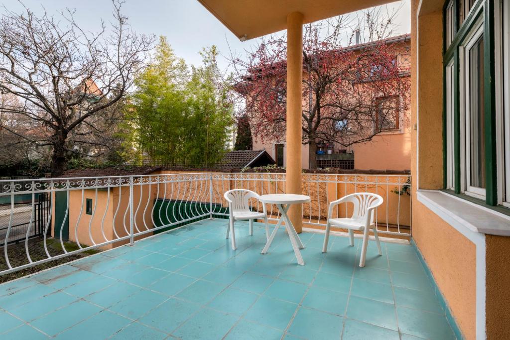 Balkón nebo terasa v ubytování Hotel Kristal Gellért Hill