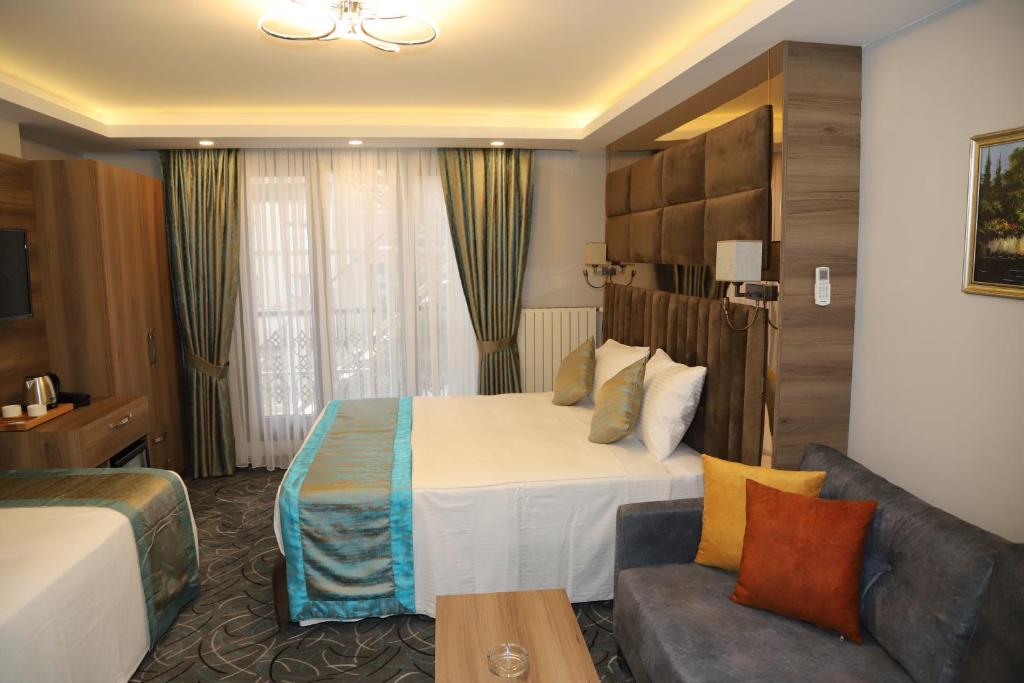 Posezení v ubytování Grand Kavi Hotel